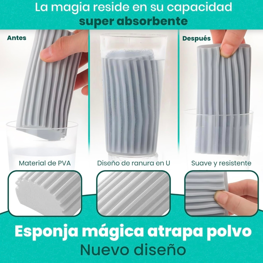 Pack esponjas atrapa polvo - Amarillo