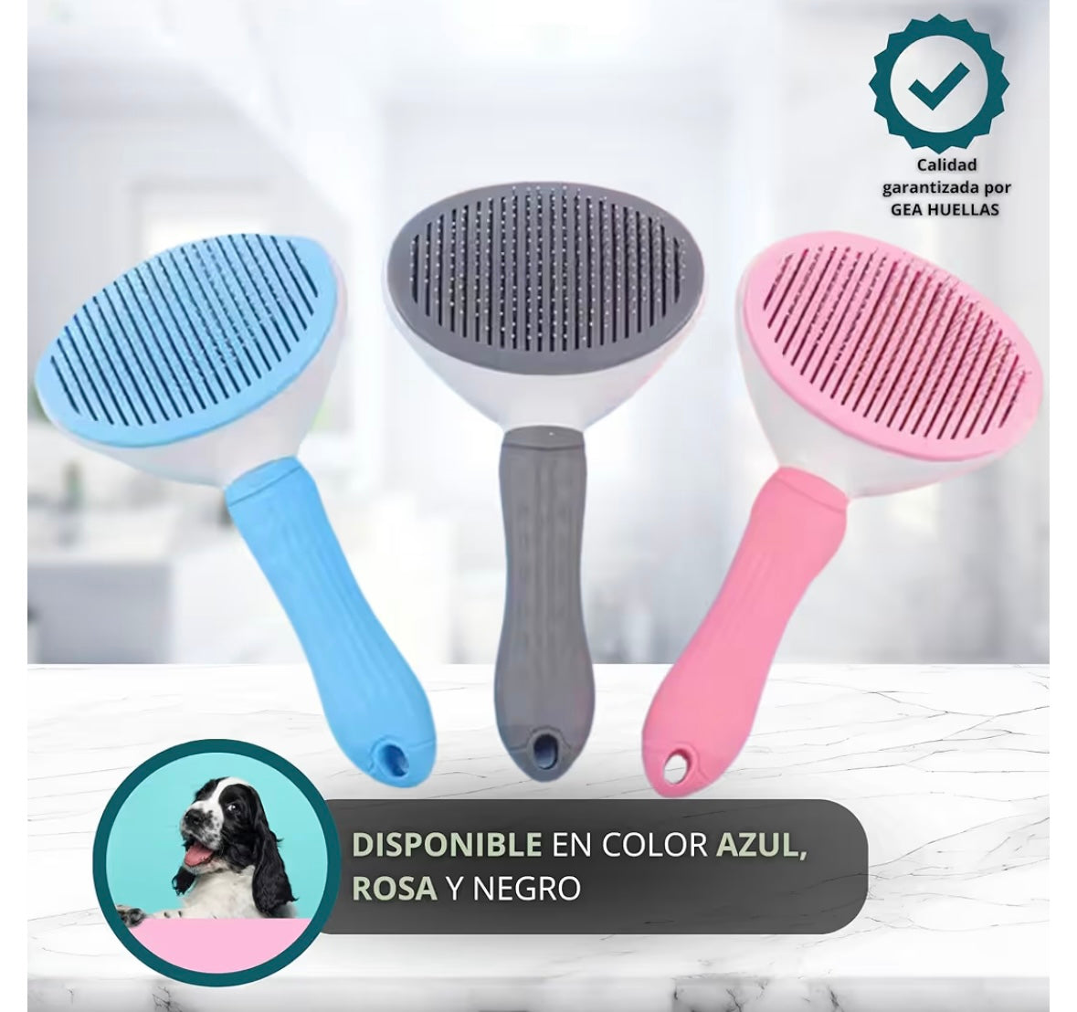 Cepillo Quitapelos para Gatos, Perros y Conejos