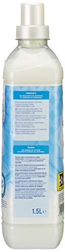 Marca Amazon - Presto! Suavizante concentrado blanco, Algodón,Flores,Fresca, 1.5 l, 360 Unidad, 6 Paquetes de 60