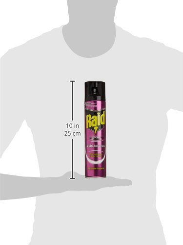 Raid ® Spray Insecticida - Aerosol Multi-Insectos, para todo tipo de insectos, Eficacia inmediata, Unidad, 400ml