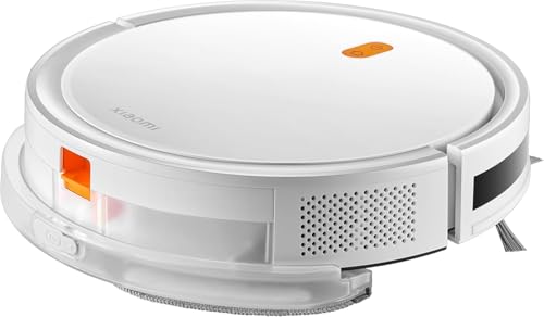 Xiaomi Robot Vacuum E5 - Robot Aspirador con Función de aspiración y fregado en uno, succión de 2000 Pa, Planificación Inteligente de rutas, Blanco (Versión ES)