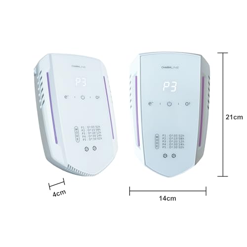 Purificador de Aire con Ozono e Iones Negativos,Eliminador de Olores,Air Purifier,Generador de Ionizador para Habitaciones,Generador de Ozono para Hogar/Cocinas/Baños/Habitaciones De Mascotas
