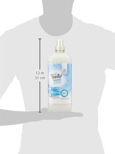 Marca Amazon - Presto! Suavizante concentrado blanco, Algodón,Flores,Fresca, 1.5 l, 360 Unidad, 6 Paquetes de 60