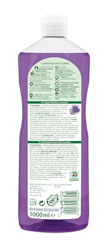 Frosch - Limpiador Multiusos de Hogar Ecológico Lavanda, Elimina la Grasa y la Suciedad en General, Higienizante eficaz - Resultado Brillante y Duradero - 1 L