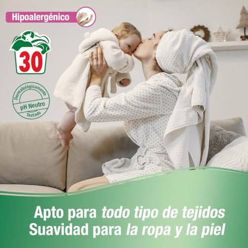 Frosch Baby - Suavizante Concentrado Liquido para Lavadora para Ropa de Bebé, Apto para Pieles Sensibles, Producto Ecológico y Hipoalergénico - 750 ml Pack 2 unidades
