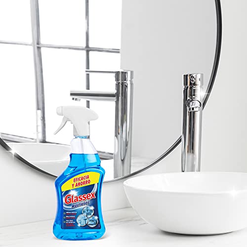 Glassex - Limpiador multiusos y cristales, formato pistola spray - 750 ml