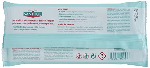 Sanytol Toallitas Desinfectantes Multiuso - 3 x 24 Unidades
