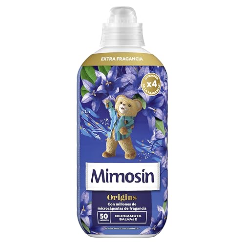 Mimosín Origins Suavizante Concentrado Bergamota Salvaje, 8 x 50 lavados