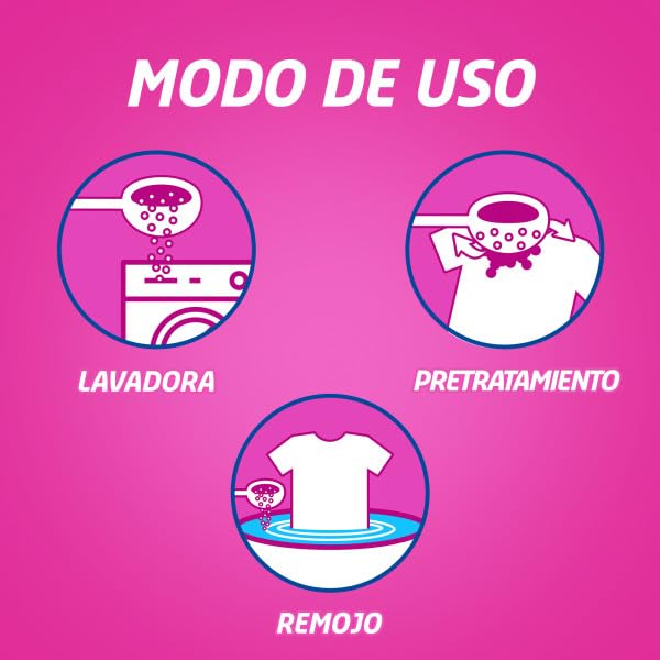 Vanish Oxi Action - Quitamanchas para Ropa Blanca y de Color, en Polvo, Sin Lejía - Pack de 2 x 960 g