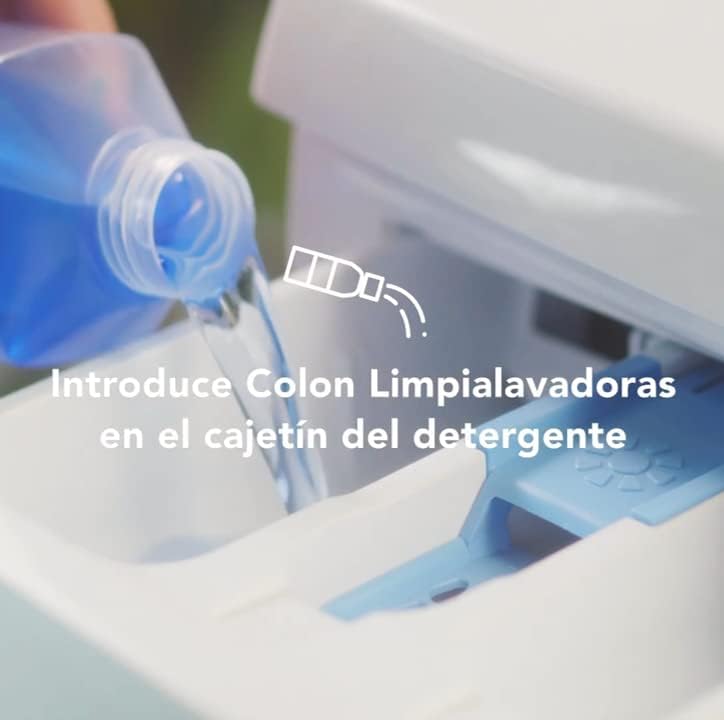 Colon Limpialavadoras - Limpia la lavadora y elimina malos olores, Megapack de 3 usos, 250 ml (Paquete de 3)
