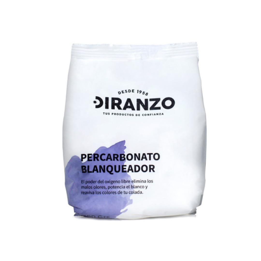 FAMILYCOM. Percarbonato Blanqueador Diranzo Pack 6 unidades. 750g x 6. Total 4,5 Kg. Quitamanchas, Blanqueante y Elimina Olores y Grasa.