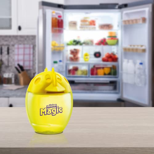 Mister Magic Ovetto Absorbe Olores para Nevera con extractos naturales de limón 2 unidades