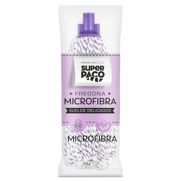 Dia SUPER PACO fregona de Microfibra Especial Suelos delicados Bolsa 1 ud