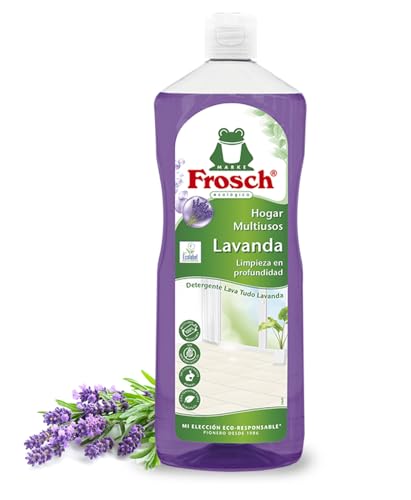 Frosch - Limpiador Multiusos de Hogar Ecológico Lavanda, Elimina la Grasa y la Suciedad en General, Higienizante eficaz - Resultado Brillante y Duradero - 1 L