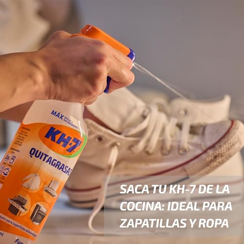 KH7 Quitagrasas, Desengrasante | Elimina Grasa y Suciedad | Aplícalo en Cocina, Ropa, Exterior o Vehículos | Apto para todas las Superficies y Tejidos | Formato Ahorro, Recambio 715 mL