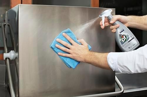 Cif Professional de acero inoxidable y cristal cocina 7518294 con contador limpiador fragancia libre para lebensmittelverarbeitende zonas, 0,75 litros
