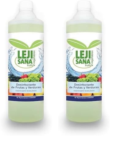 LEJISANA DESINFECTANTE DE FRUTA Y VERDURA 950 ML (Paquete de 2)
