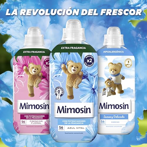 Mimosín Suavizante Concentrado Frescor Floral, 6 x 105 lavados