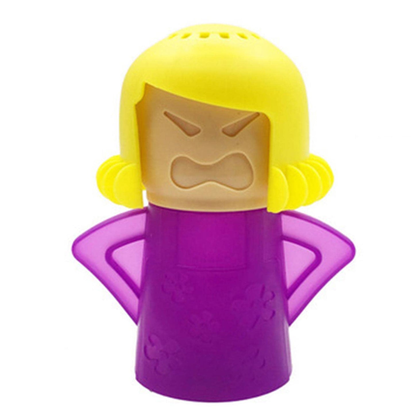 microondas Angry Mom,Vapor | Herramienta Equipo Limpieza Nevera Dibujos Animados, usando vinagre y Agua