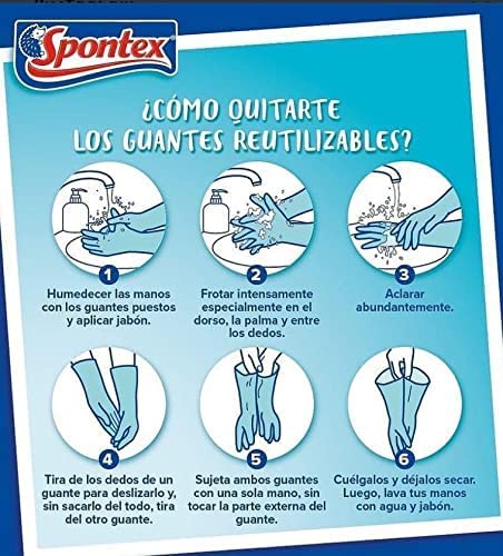 Spontex Guante Triple Capa Talla L Spontex pack de 4