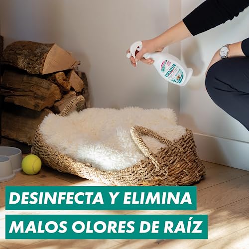 Sanytol – Spray Elimina Olores Desinfectante para Textiles, Elimina Malos Olores Persistentes y Neutraliza Alérgenos, Sin Lejía - Pack de 3 x 500 ml = 1,5L