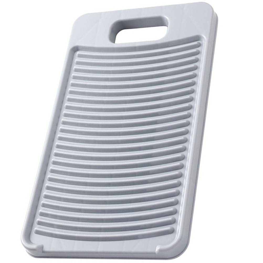 Alipis Tablas De Plástico Para Ropa Tabla De Lavandería Tabla De Lavado De Manos Para El Hogar Tabla De Fregar Herramienta Portátil Para Lavar Ropa A Mano Para El Hogar Dormitorio Gris