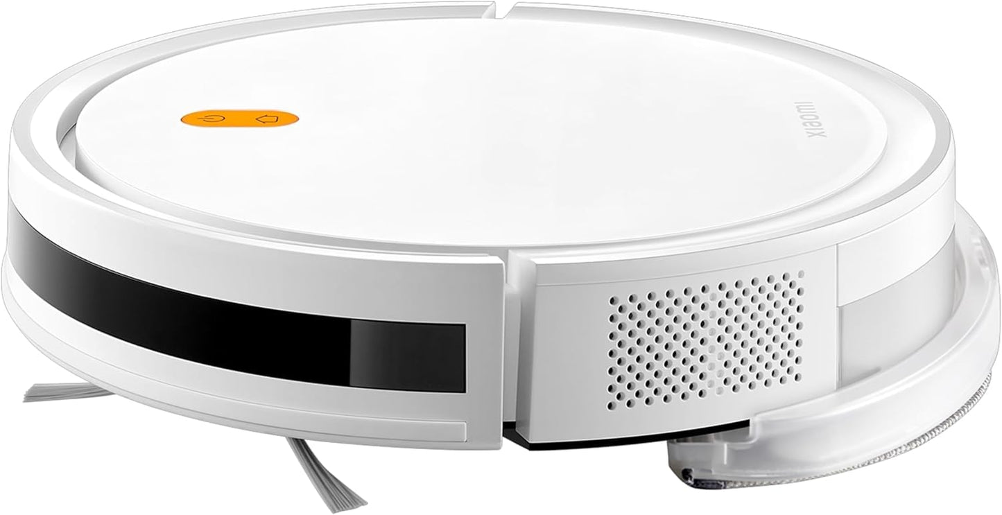 Xiaomi Robot Vacuum E5 - Robot Aspirador con Función de aspiración y fregado en uno, succión de 2000 Pa, Planificación Inteligente de rutas, Blanco (Versión ES)