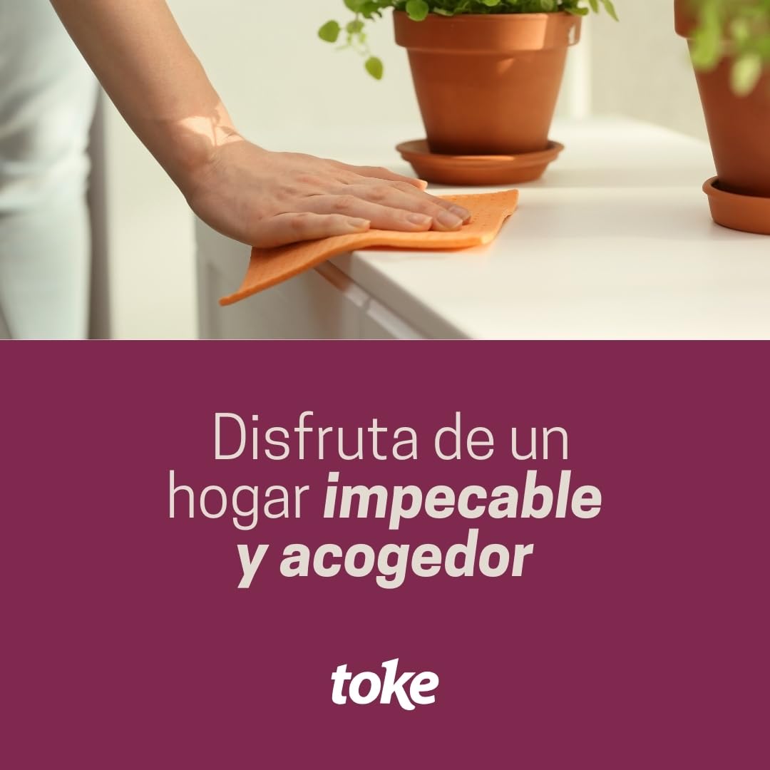TOKE | Limpiador Multiusos | Elimina la Suciedad de las Superficies más Difíciles | Contiene Extracto de Aloe Vera | No Engrasa, Limpia y da Brillo | 400 ml