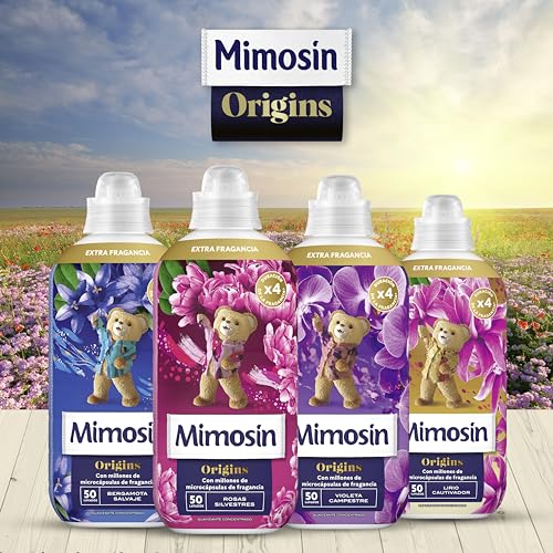 Mimosín Origins Suavizante Concentrado Bergamota Salvaje, 8 x 50 lavados