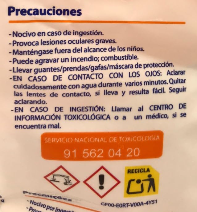 Percarbonato Blanqueador Puro 750 g - Potente Limpiador y Desinfectante Natural, Elimina Manchas Difíciles y Olores, Seguro para Ropa de Color