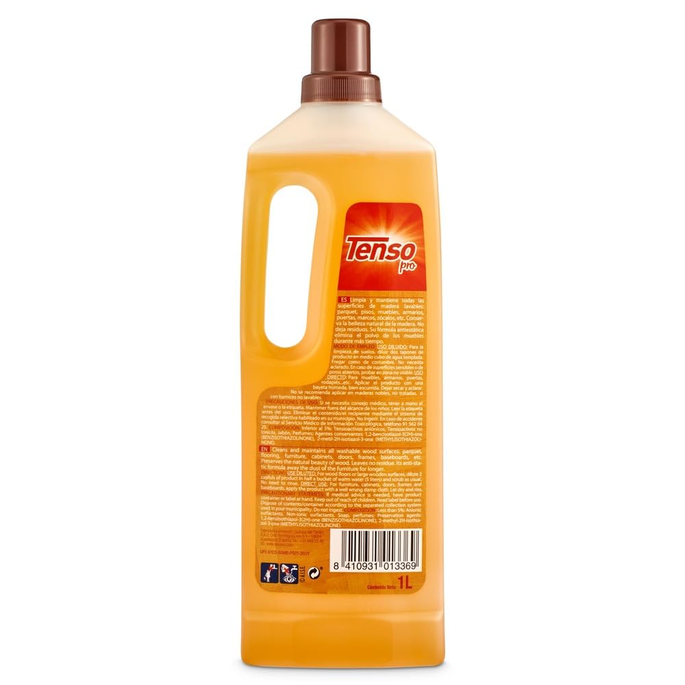 TENSO PRO limpiador jabonoso madera botella 1 lt