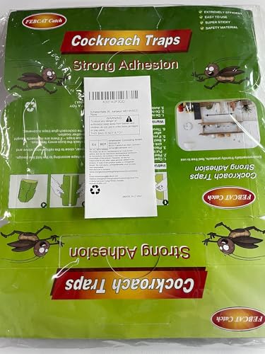 Juego de 26 Trampas para Cucarachas, Productos de Cucarachas Eliminar, Captura Efectiva de Cucarachas contra Cucarachas, Verdes