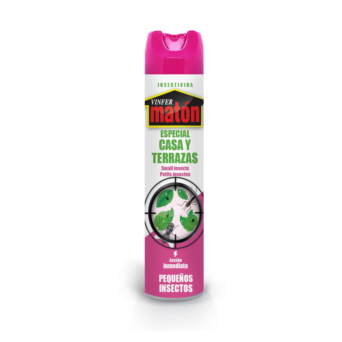 VINFERMATON - Insecticida Matón Casa Jardín Mosquitos y Moscas 600ml