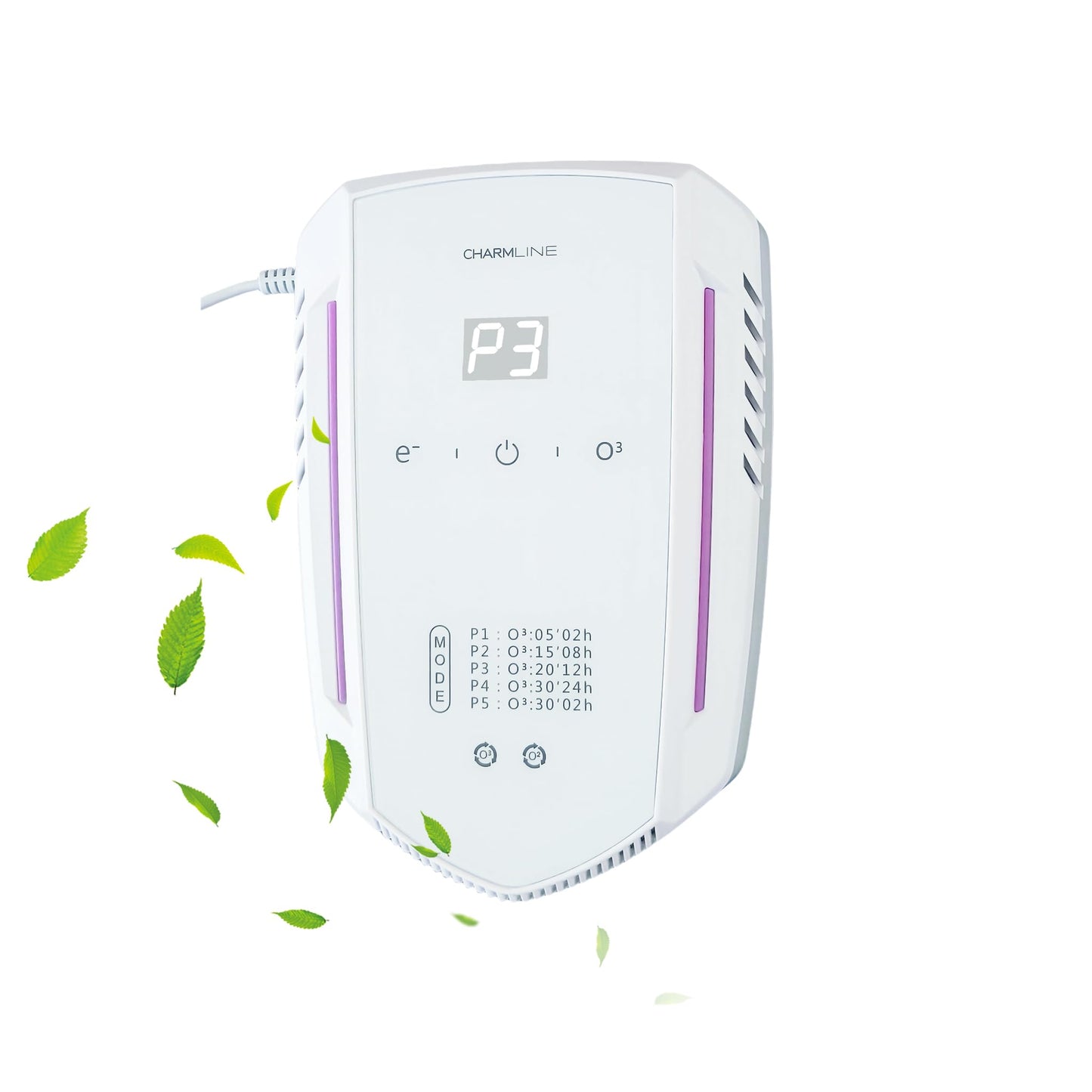 Purificador de Aire con Ozono e Iones Negativos,Eliminador de Olores,Air Purifier,Generador de Ionizador para Habitaciones,Generador de Ozono para Hogar/Cocinas/Baños/Habitaciones De Mascotas