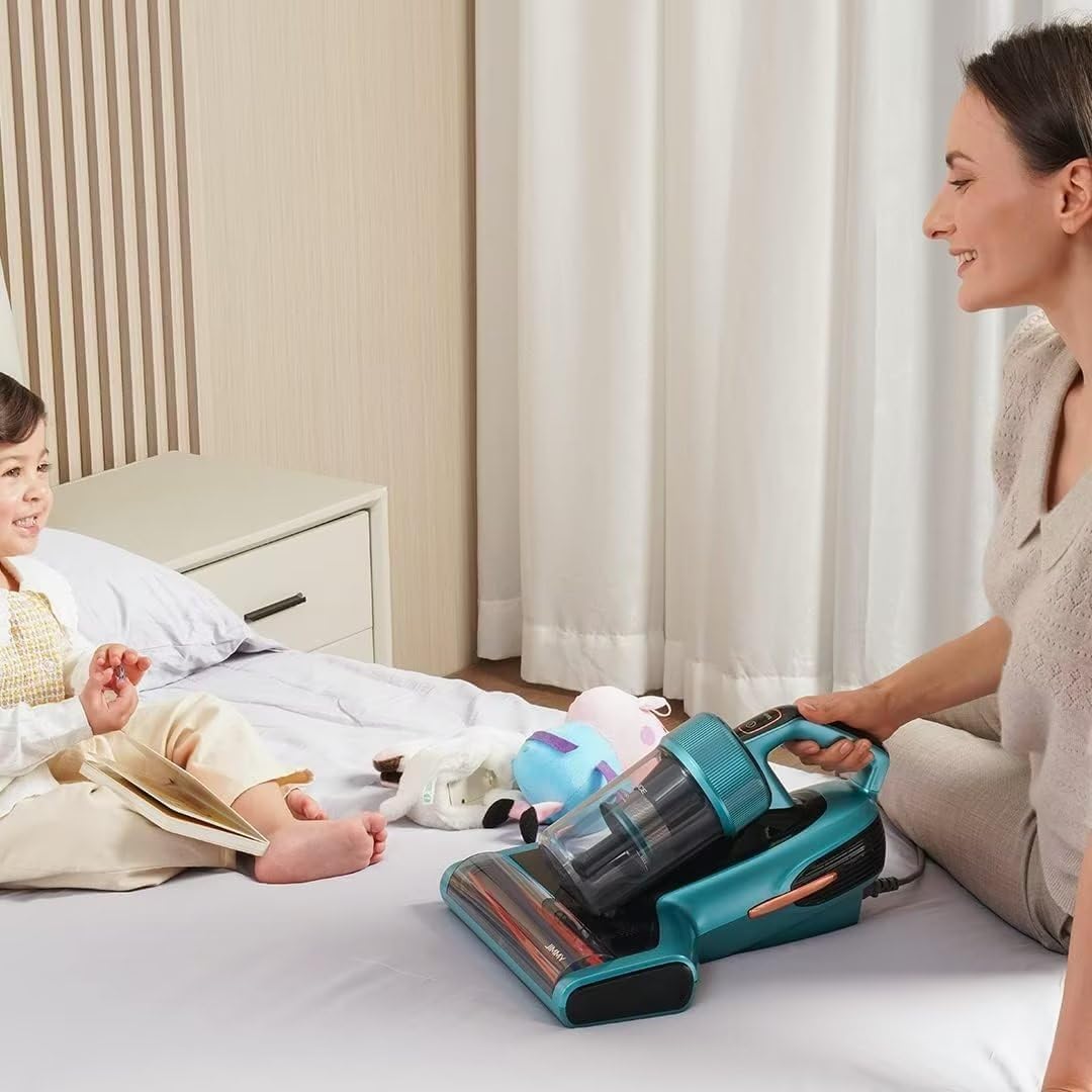 Jimmy BX7 Pro Aspirador Anti-ácaros 700W, Aspirador de mão con Esterilização UV Lamp e Ultra-sónica, Sensor Inteligente de Sujidade, para Colchões, Cama e Sofás