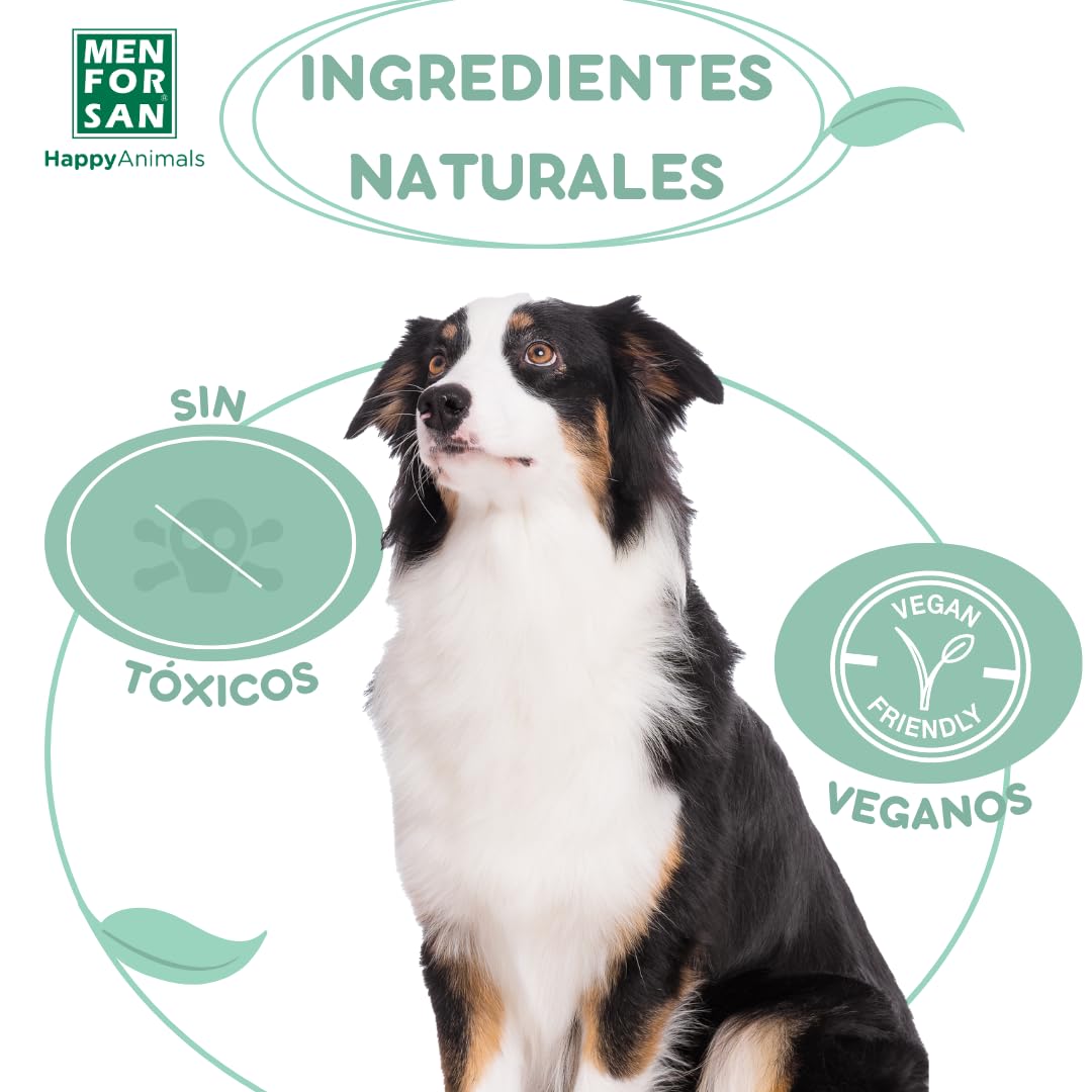 MENFORSAN Champú repelente de insectos para perros 1L, con citronela ingrediente natural