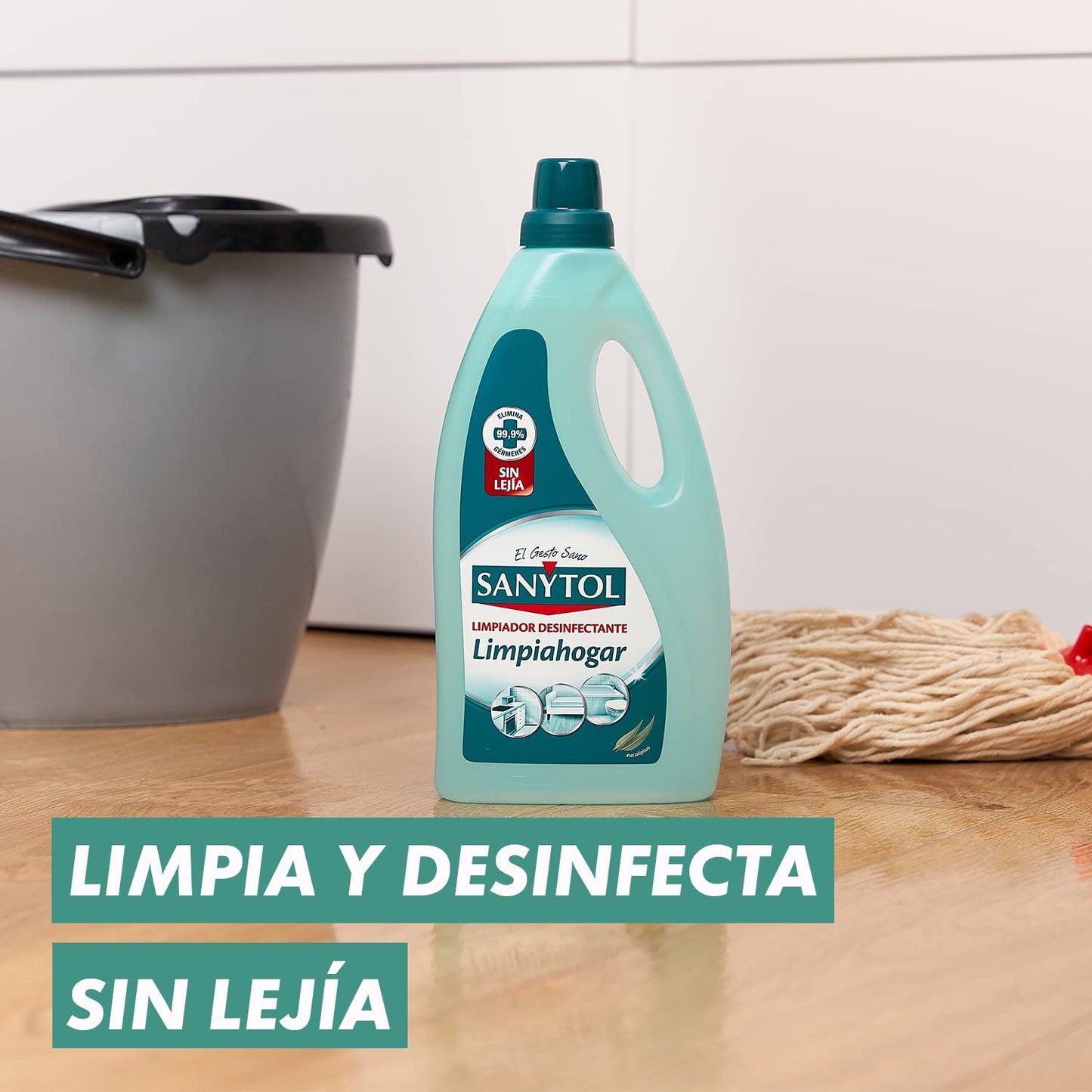 Sanytol Botella Desinfectante Limpiahogar, 1.2L