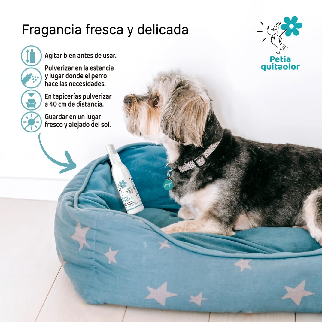 petia Vet health - Quitaolor para Perros - Ambientador para los Malos olores -1 Bote 80 ml
