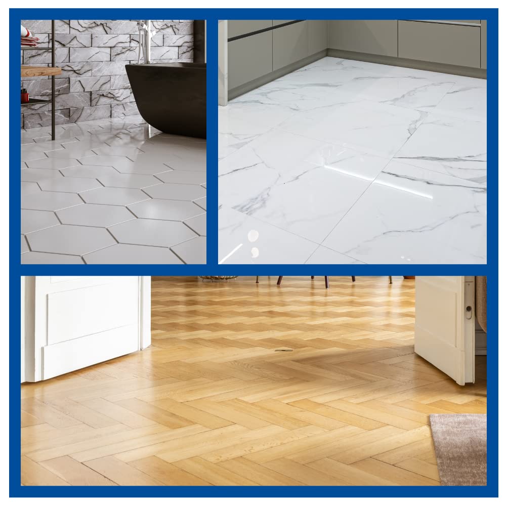 Tenn Brillante Floral Euphoria - Limpiador para suelos de mármol o baldosas. Efecto reparación y brillo 100% duradero en superficies dañadas - Secado rápido y baja espuma 1,25 Litros