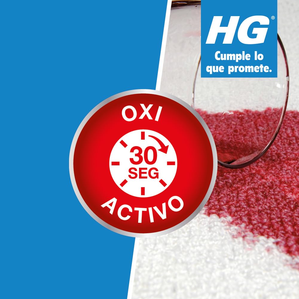 HG Quitamanchas para Alfombras y Tapicerías Extrafuerte,Quitamanchas en Spray para Todo Tipo de Tejidos,Limpiador para Sofá y Alfombras, Eficaz Contra las Manchas Más Difíciles,500 ml