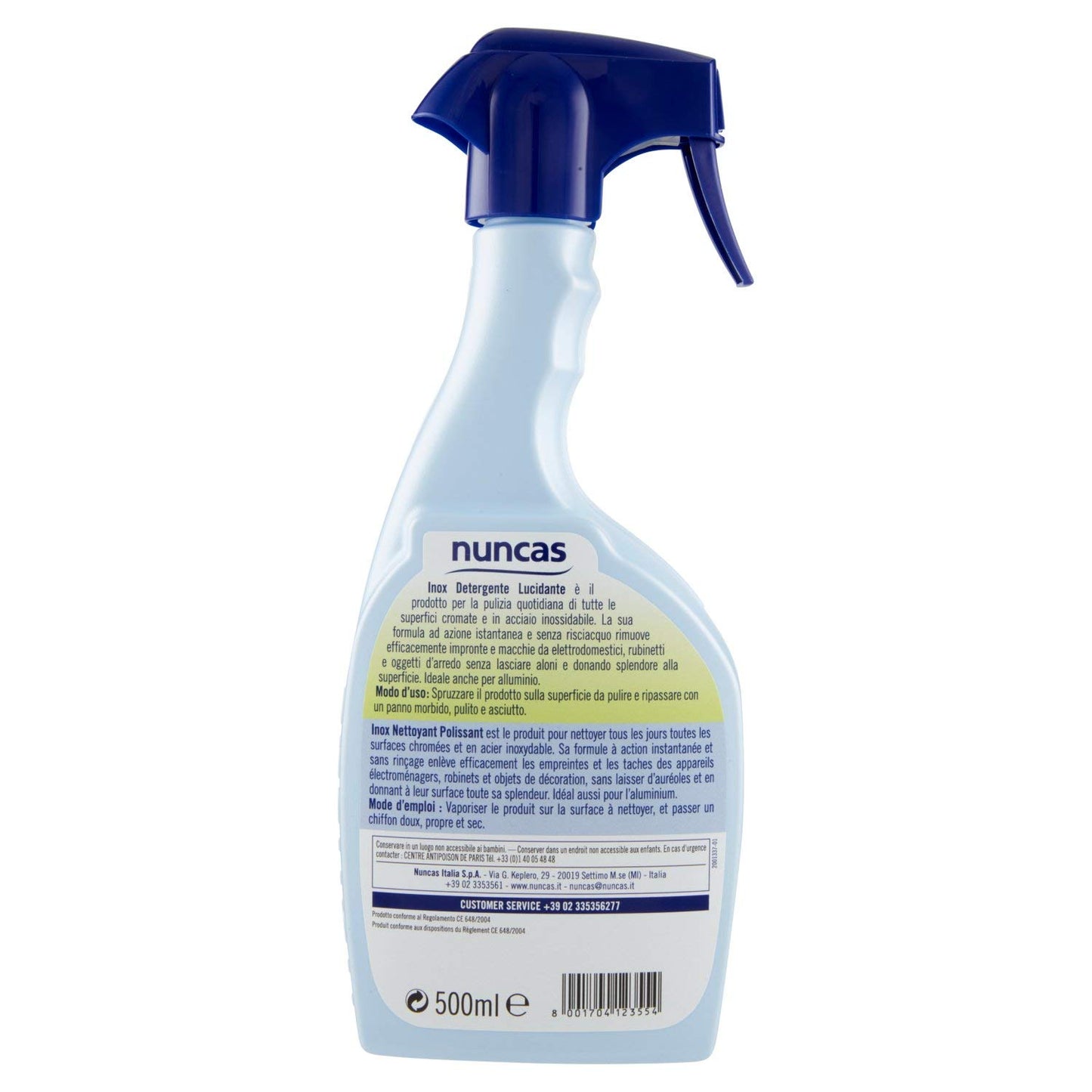 Nuncas Italia S.p.A. Inox y Aluminio limpiador 500 ml