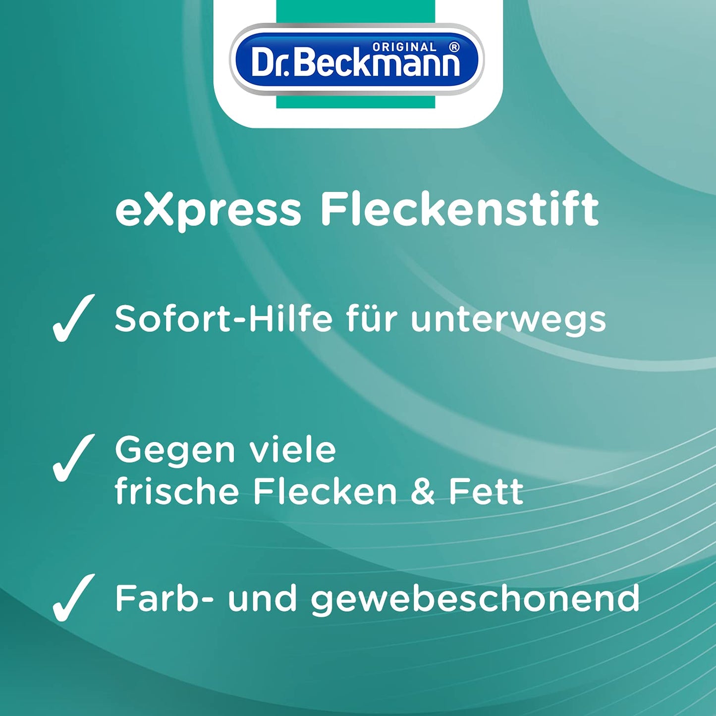 Dr. Beckmann eXpress - Lápiz quitamanchas eficaz para viajes, solución rápida y fácil, 2 x 9 ml