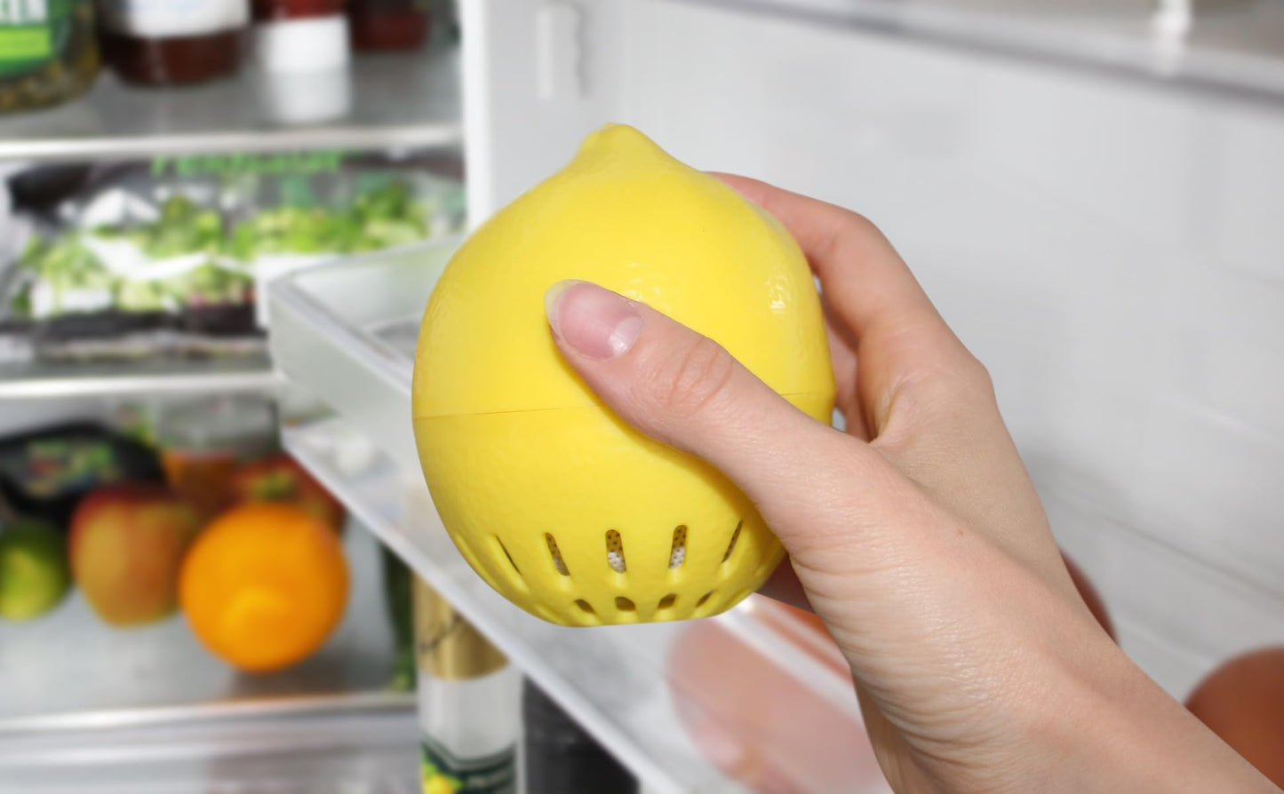 Stimio (2X) Neutralizador de Olores para Frigorífico. Deshumidificador de Carbón Activo para Eliminar Malos Olores | Ambientador de Nevera para una Mejor Fragancia de Refrigerador
