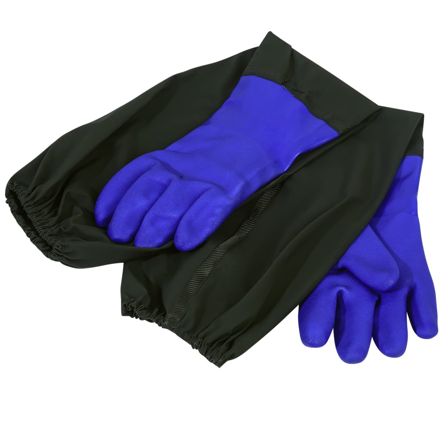 YiPHomn Guantes de Limpieza de Estanques, Guantes de Trabajo de Seguridad, Guantes Impermeables Extra Larga de Goma, Guantes de Jardinería, para Acuario Estanque Hombres Mujeres