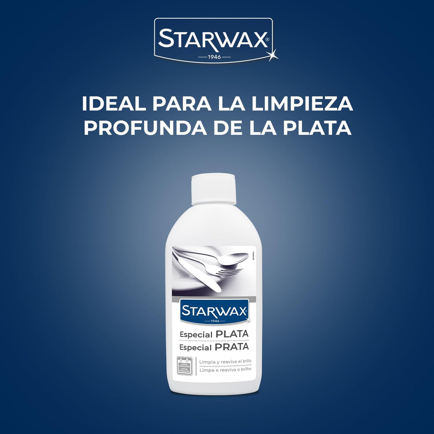 STARWAX - Limpiador Plata - Limpia y da brillo - Efecto larga duración - Retrasa la oxidación - Perfume agradable - No raya - Sin amoníaco - Fabricado en Francia - 250ml