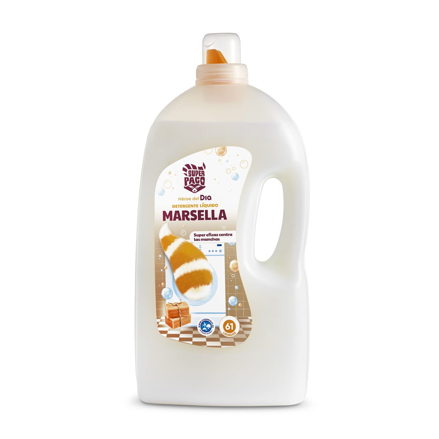DIA SUPER PACO detergente máquina líquido marsella botella 61 lv