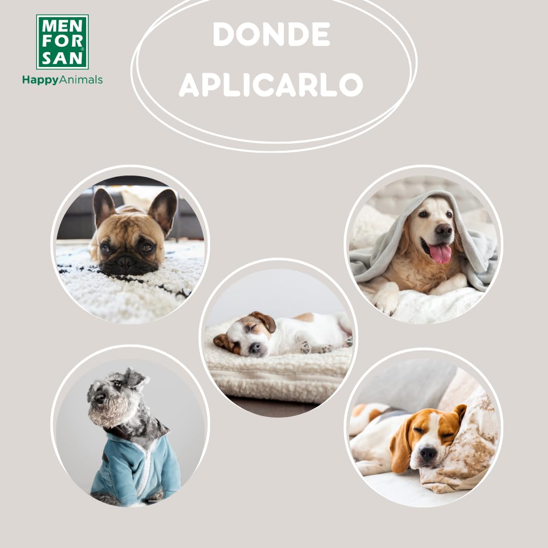 MENFORSAN Detergente para Ropa Y Cama de Mascotas | Desodoriza y Limpia en Profundidad | Elimina Malos Olores | Muy concentrado | Fragancia Agradable | 1 Litro