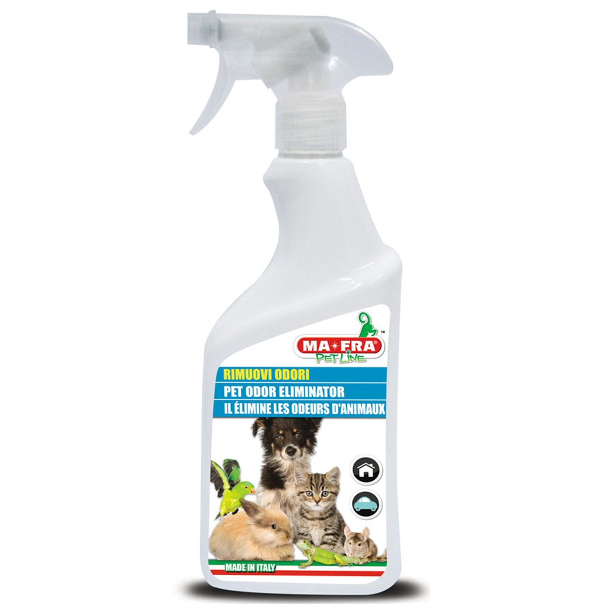 Mafra, Eliminador de Olores, Neutraliza los Olores Desagradables de las Mascotas, Ideal para Usar en el Coche y en Casa, De Acción rápida y Duradera, 500 ml