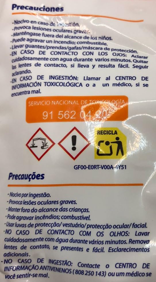 Percarbonato Blanqueador Puro 750 g - Potente Limpiador y Desinfectante Natural, Elimina Manchas Difíciles y Olores, Seguro para Ropa de Color