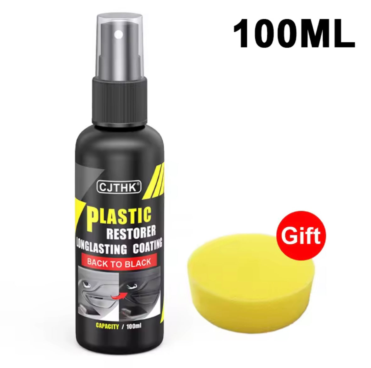 Restaurador de plástico para coche – Renueva y Protege el Interior y Exterior